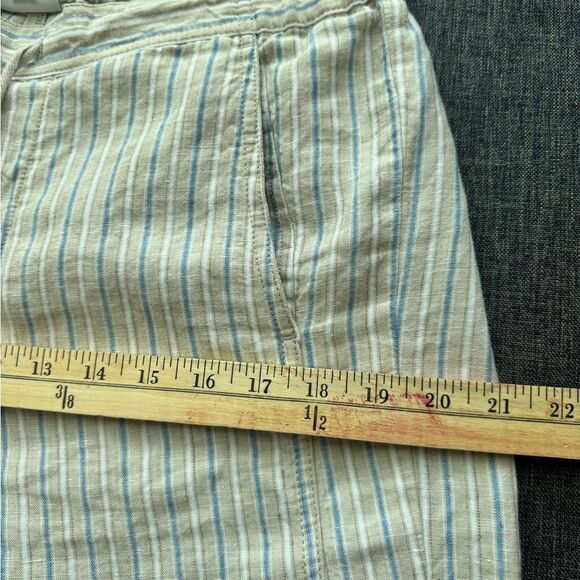 J. Jill 100% Linen Striped Pants – Size S - Picture 8 of 15